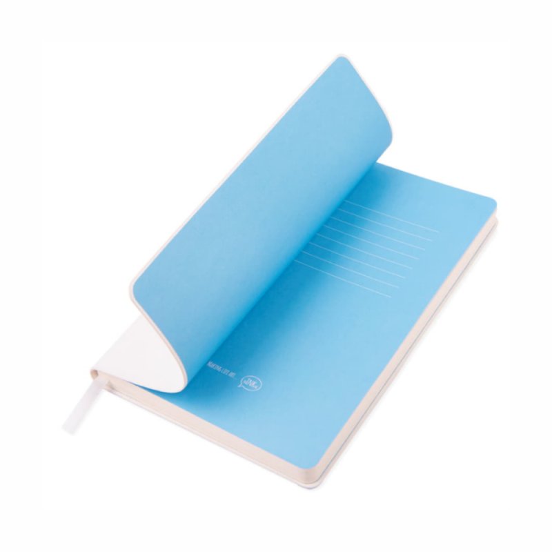 Блокнот «Color of Belarus. Pantone Glamour-Glazour», А5, 128 листов, в точку, белый, голубой