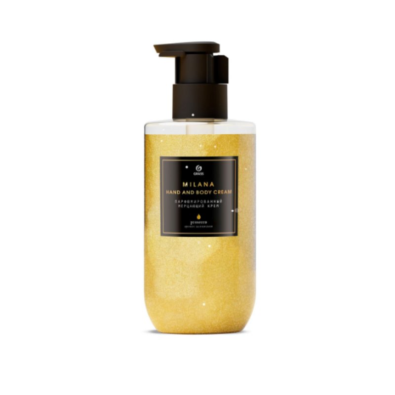 Парфюмированный мерцающий крем для рук и тела 