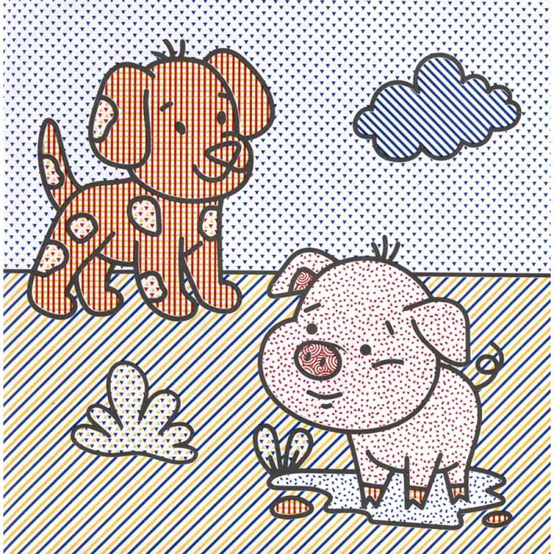 Раскраска водная 