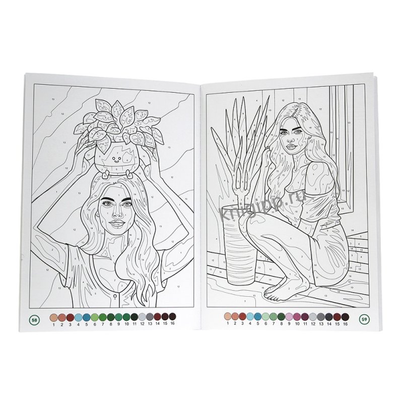 Раскраска по номерам 