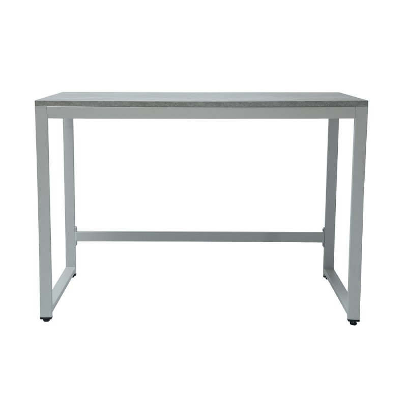 Стол письменный ALLERD RION, белый муар, Бетон