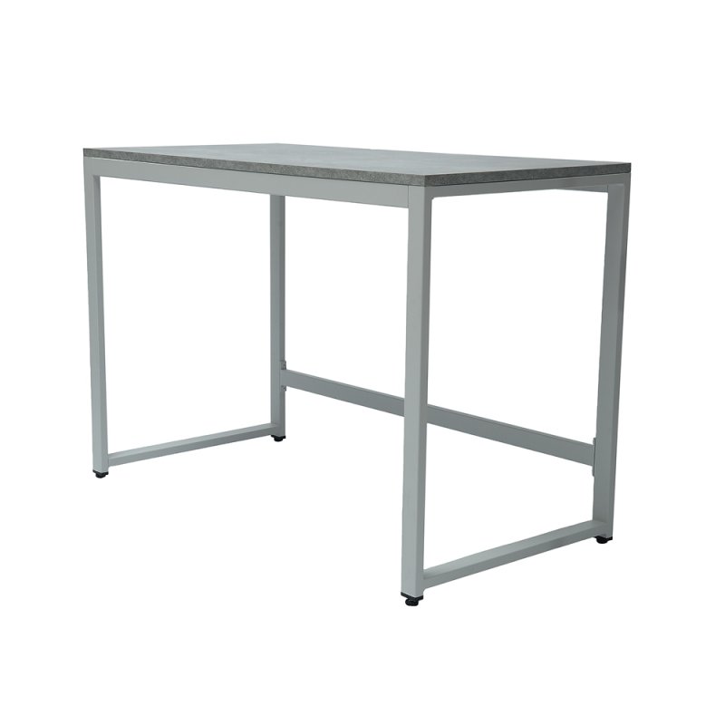 Стол письменный ALLERD RION, белый муар, Бетон