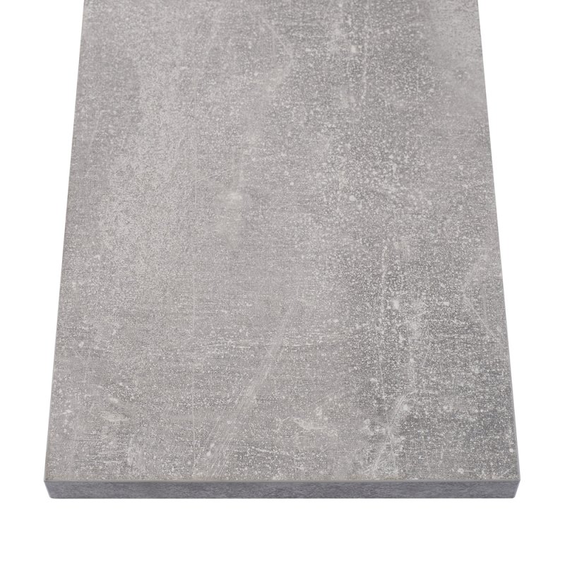 Стол письменный ALLERD RION, белый муар, Бетон