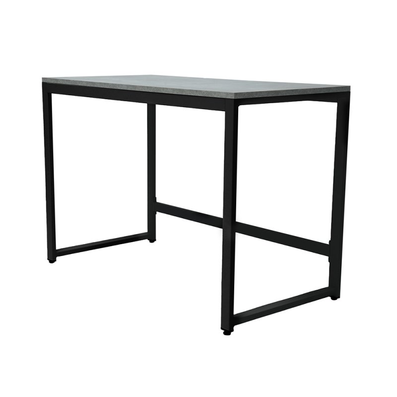 Стол письменный ALLERD RION, черный муар, Бетон