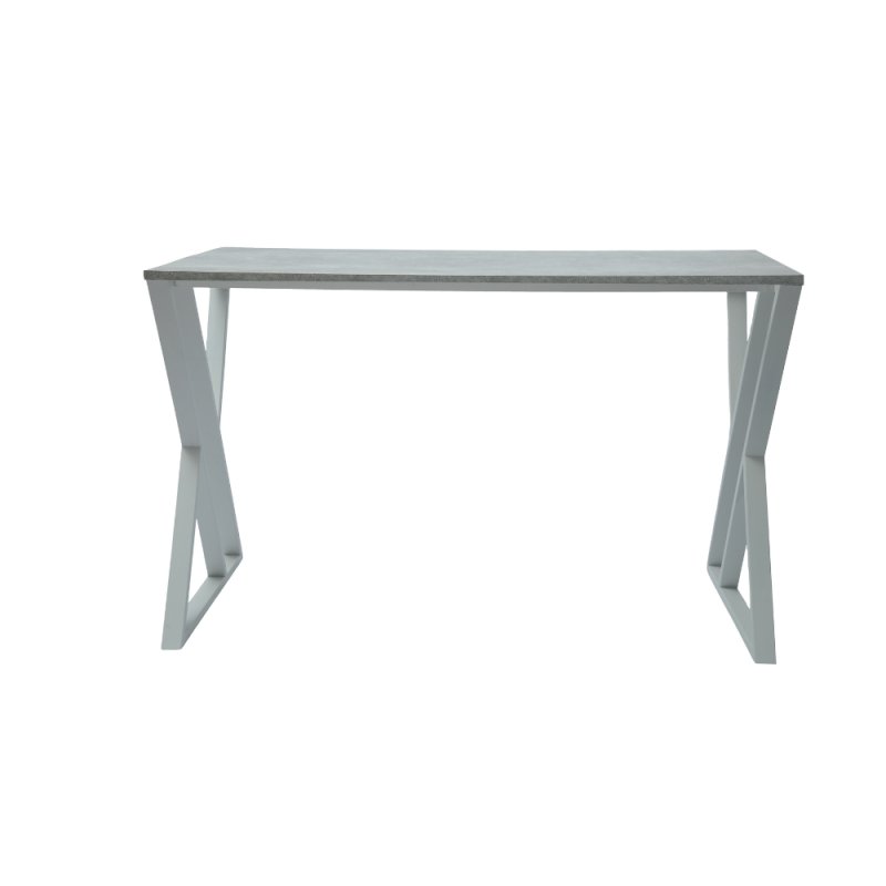 Стол письменный ALLERD GEON, белый муар, Бетон