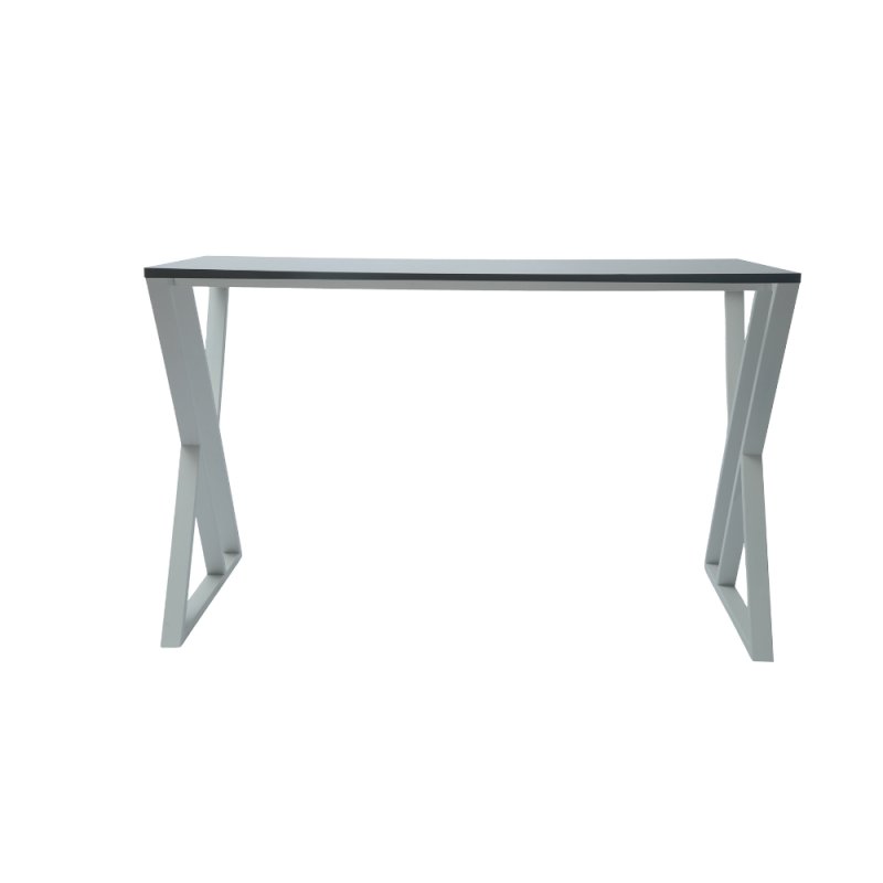 Стол письменный ALLERD GEON, белый муар, Металл Бруклин