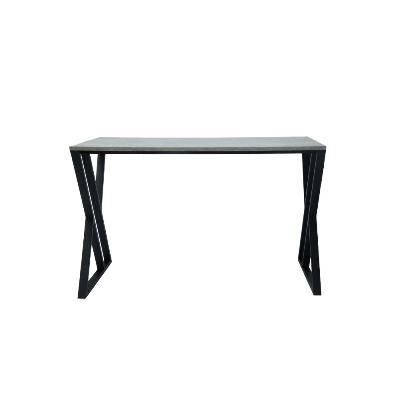 Стол письменный ALLERD GEON, черный муар, Бетон