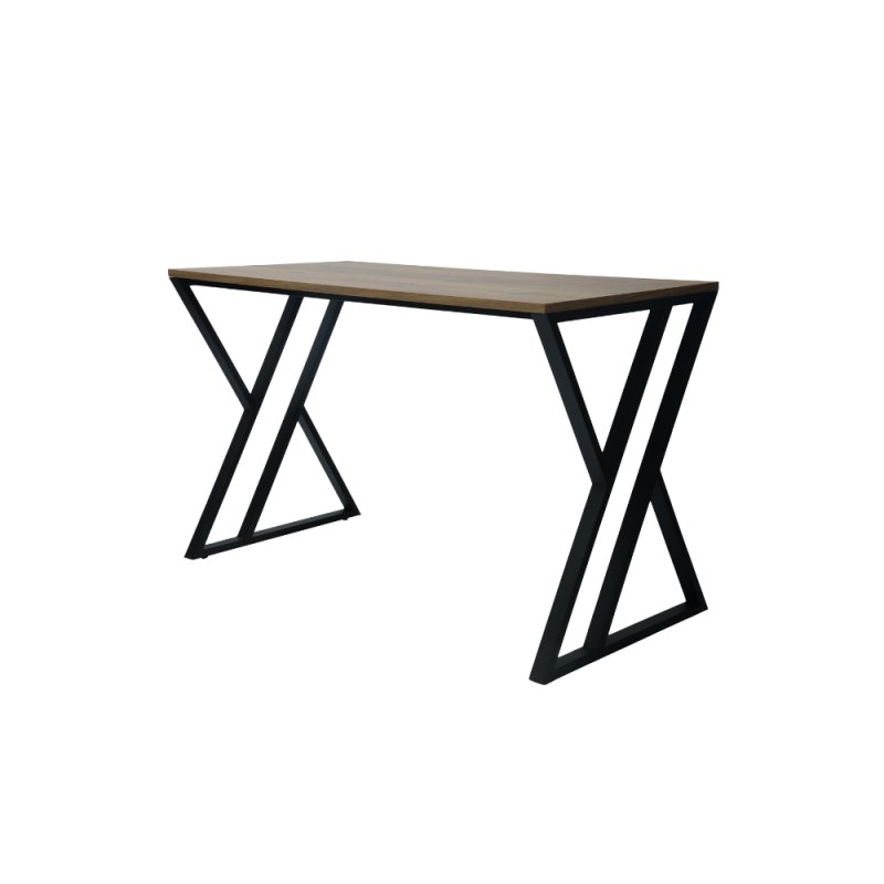 Стол письменный ALLERD GEON, черный муар, Дуб Нокс