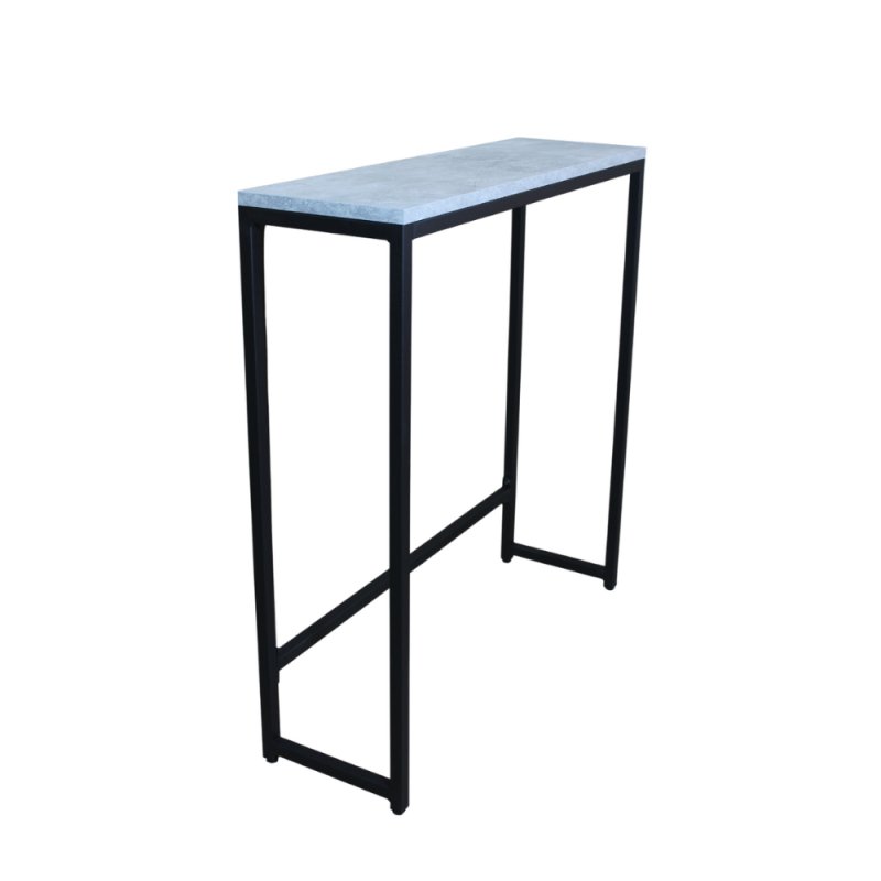 Стол консольный RION ALLERD, черный муар, Бетон