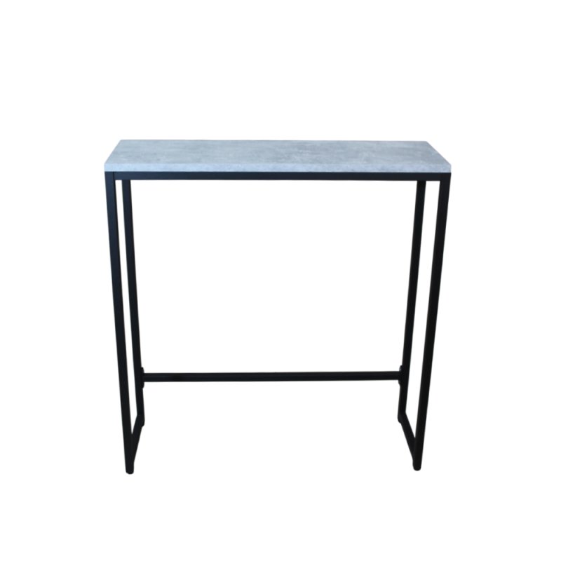 Стол консольный RION ALLERD, черный муар, Бетон