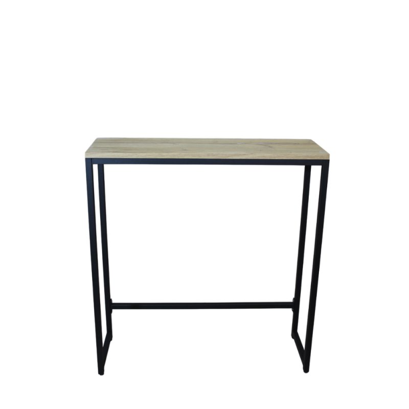 Стол консольный RION ALLERD, черный муар, Дуб Нокс