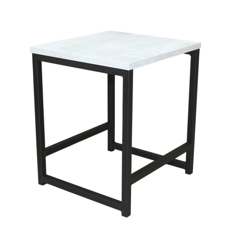 Табурет RION ALLERD, металл, ЛДСП, черный муар, Энигма