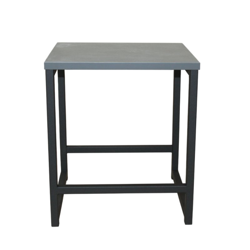 Табурет RION ALLERD, металл, ЛДСП, черный муар, Металл Бруклин