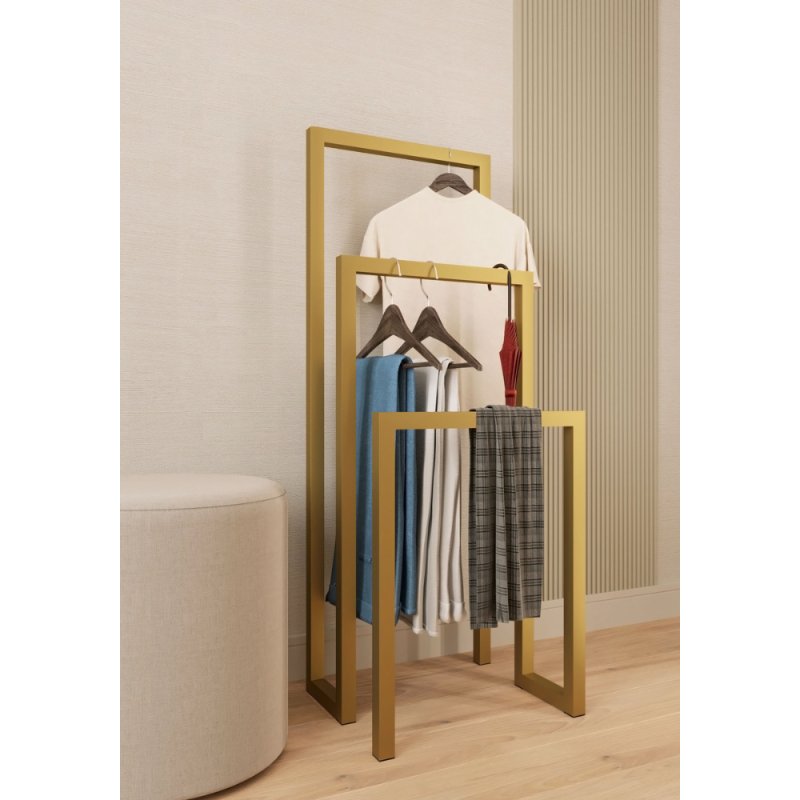 Вешалка напольная ALLERD 120 GEON, золотой