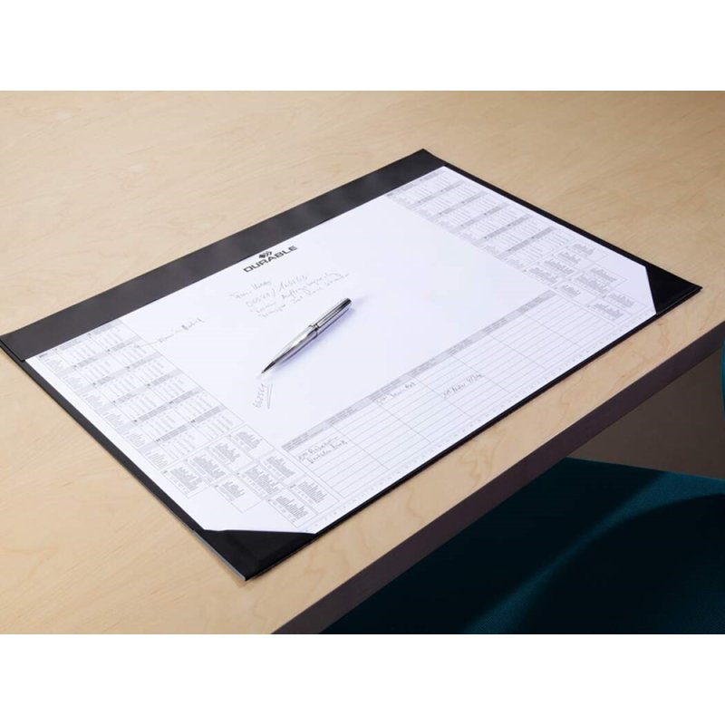 Бювар с планингом, 42x59 см, черный