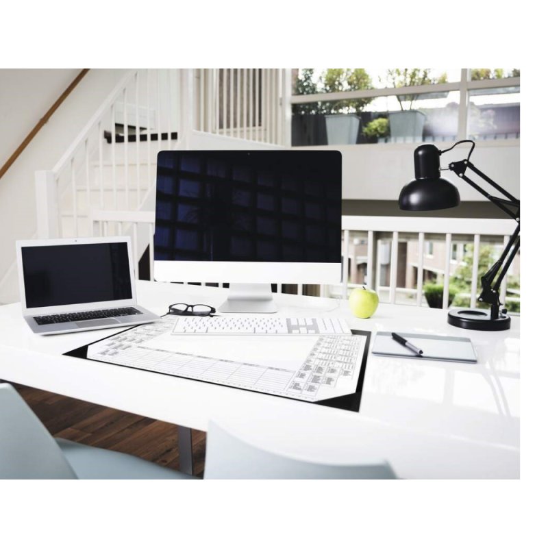 Бювар с планингом, 42x59 см, черный