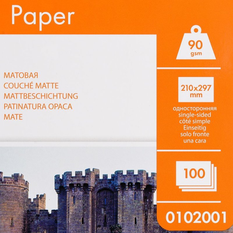 Фотобумага матовая для струйной фотопечати 