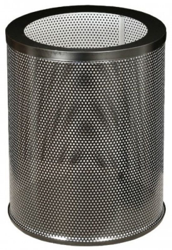 Урна д/б 250, низ. перф, цв. черный.