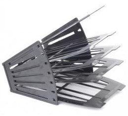 Модуль веерный, Вертикальный, черный