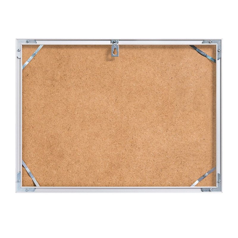 Фоторамка с антибликовым стеклом, 30х40 см, серебристый