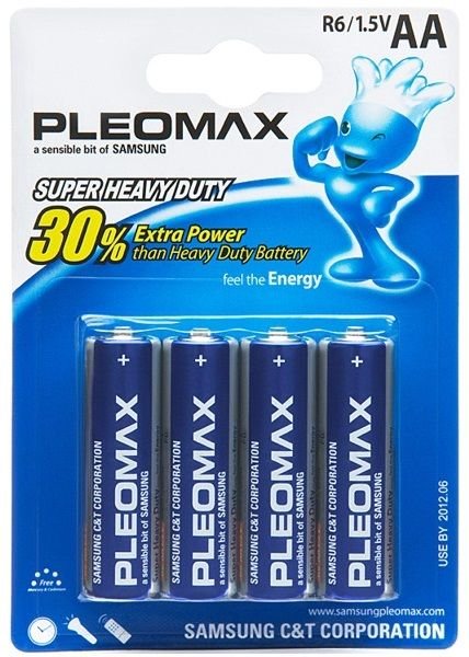 Батарейки солевые Samsung 