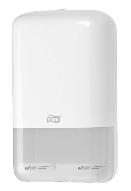 Диспенсер TORK д/туалетной бумаги листовой пластиковый, белый, T3