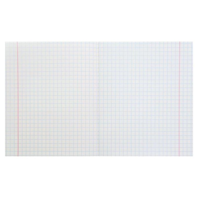 Тетрадь, A5, 12 листов, крупная клетка, ассорти