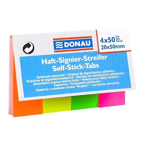 Закладки бумажные клейкие 