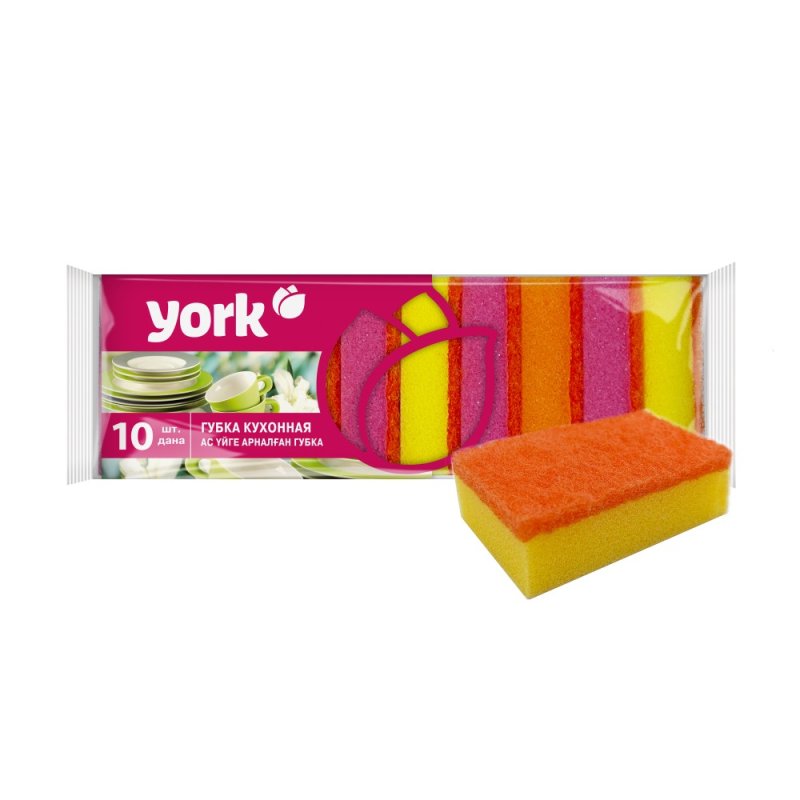 Губка кухонная для мытья посуды 