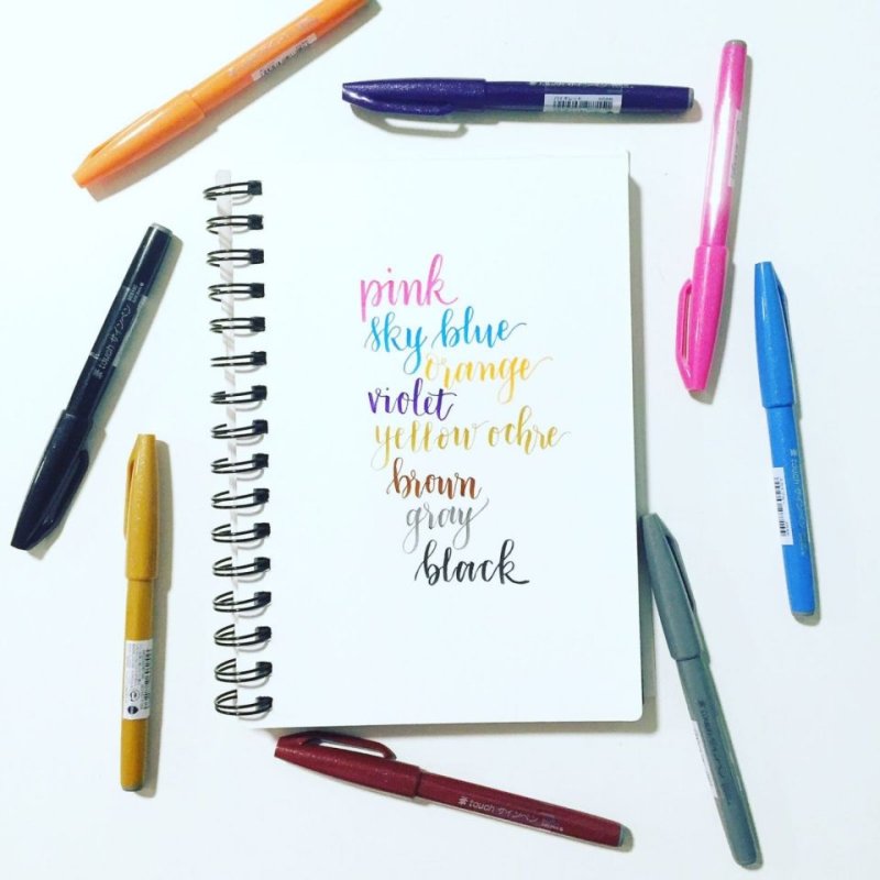 Маркер-кисть 