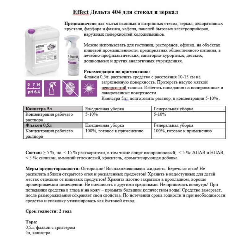 Средство для мытья окон и стекла 