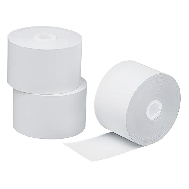 Чековая термолента для кассовых аппаратов, 48 г/м2, 57x12x30 мм/мм/м