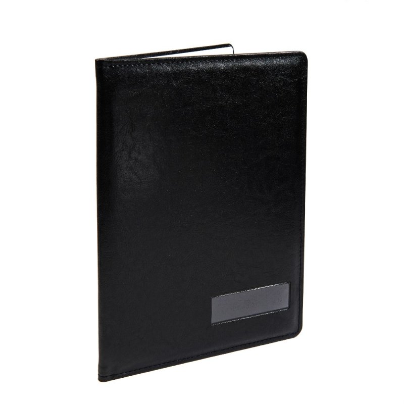 Папка на подпись, с карманом, черный