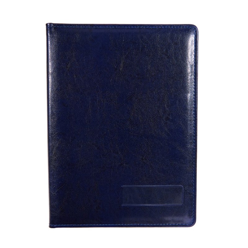 Папка на подпись, с карманом, синий