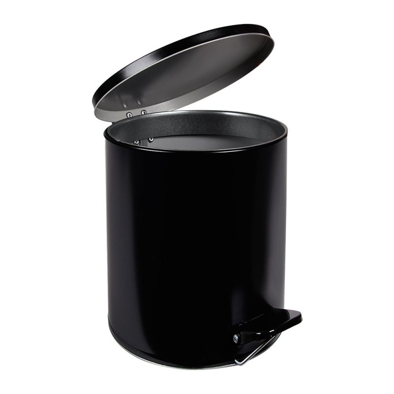 Урна с педалью, 7 л, черный