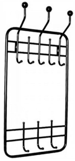 Вешалка настенная ТС2М черный