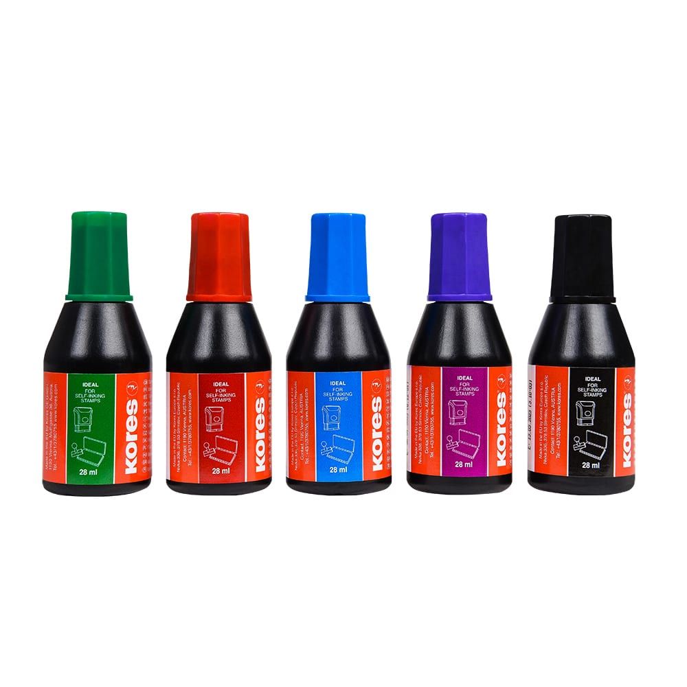 Краска штемпельная, 28 мл, фиолетовый