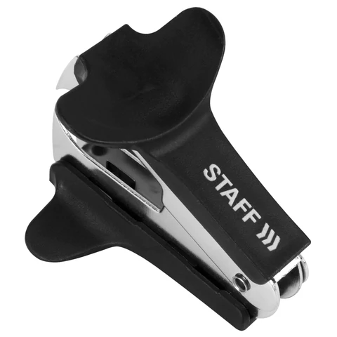 Антистеплер для скоб № 10 и № 24/6, STAFF "EVERYDAY", черный,