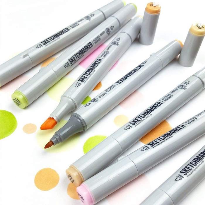 Маркер перманентный двусторонний 