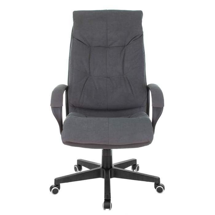 Кресло для руководителя Бюрократ CH-824 Fabric, ткань, пластик, серый