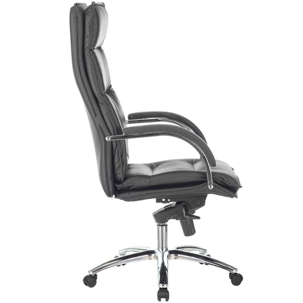 Кресло для руководителя Бюрократ T-9927SL, кожа, черный