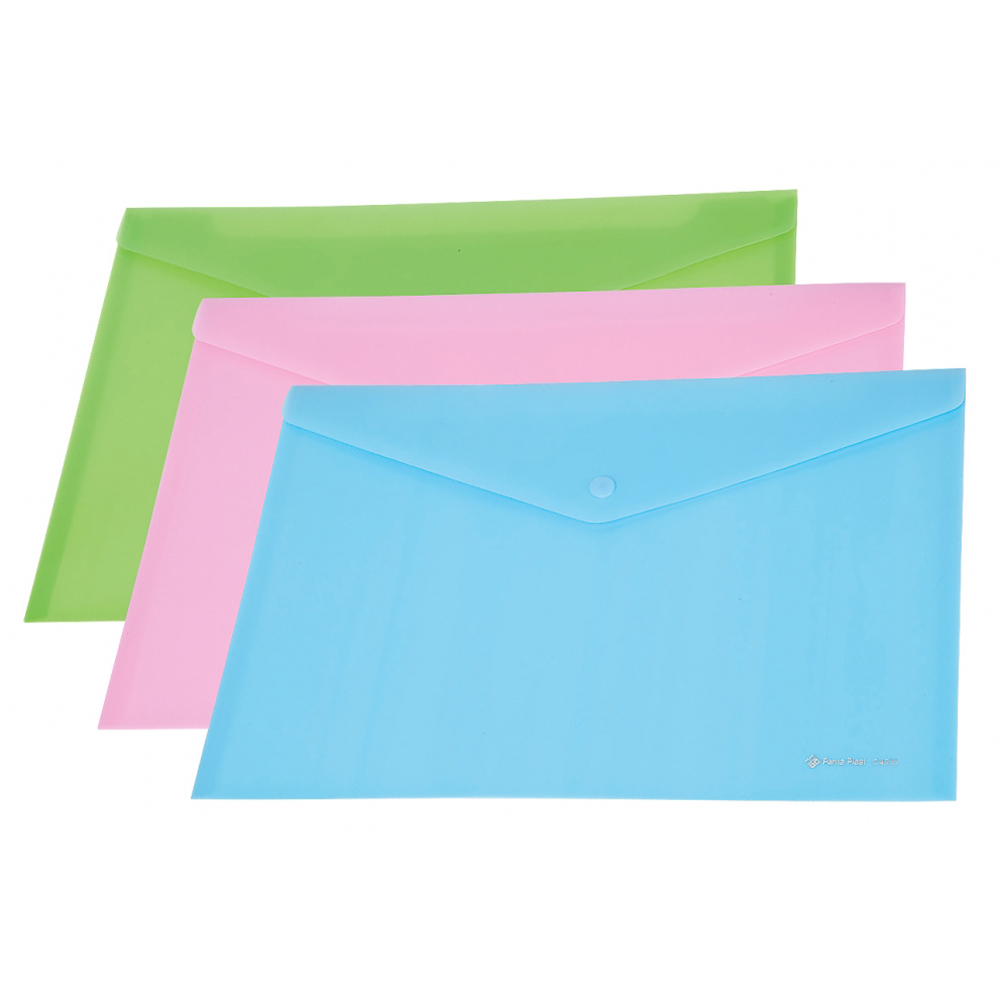 Папка-конверт на кнопке Panta Plast 