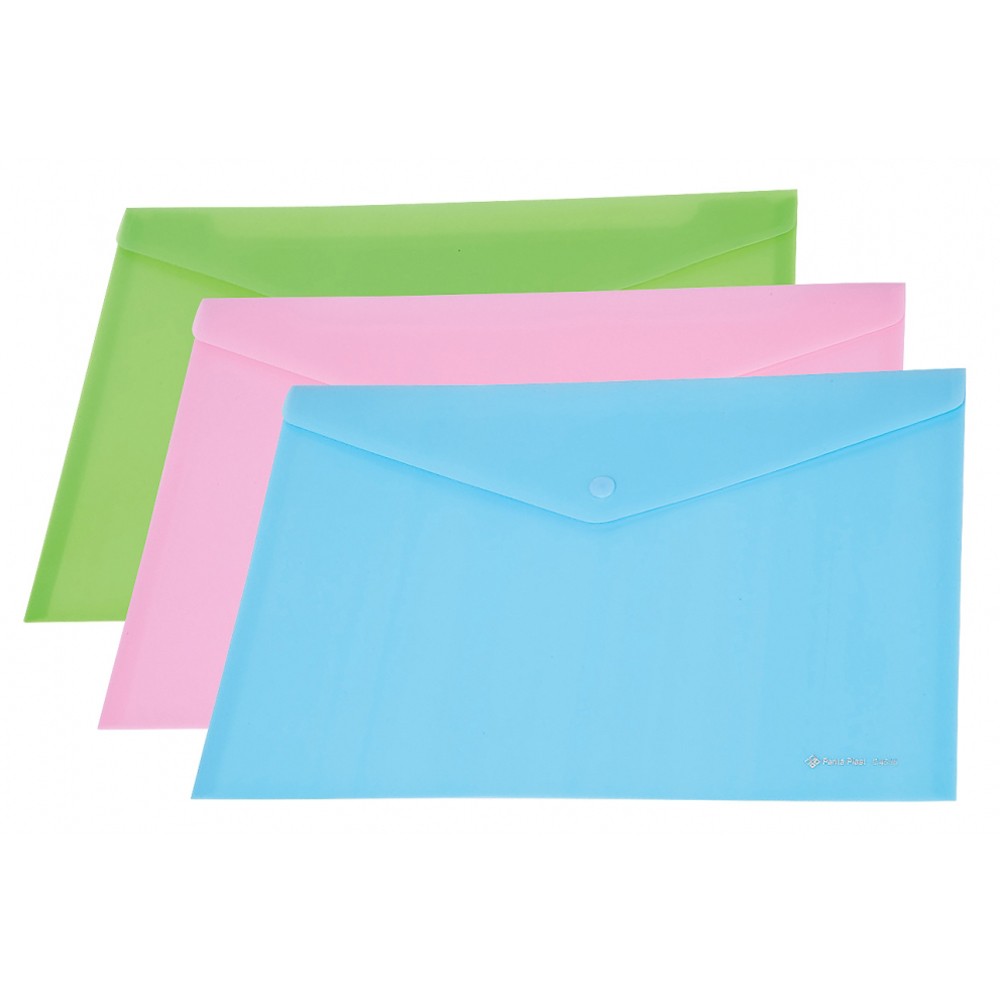 Папка-конверт на кнопке Panta Plast 