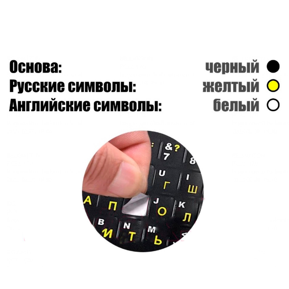 Наклейки для клавиатуры 