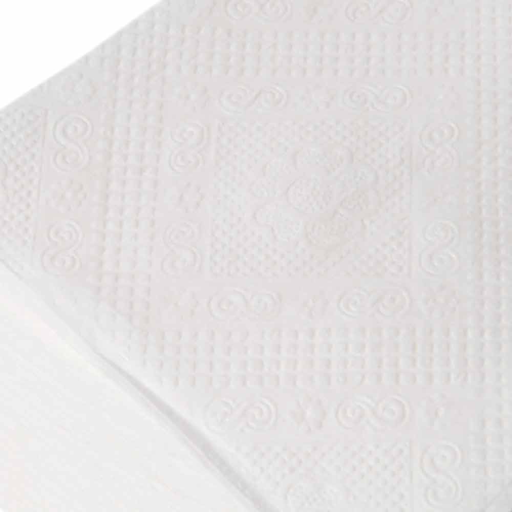 Салфетки бумажные, 1 слой, 100 шт, 24x24 см, белый