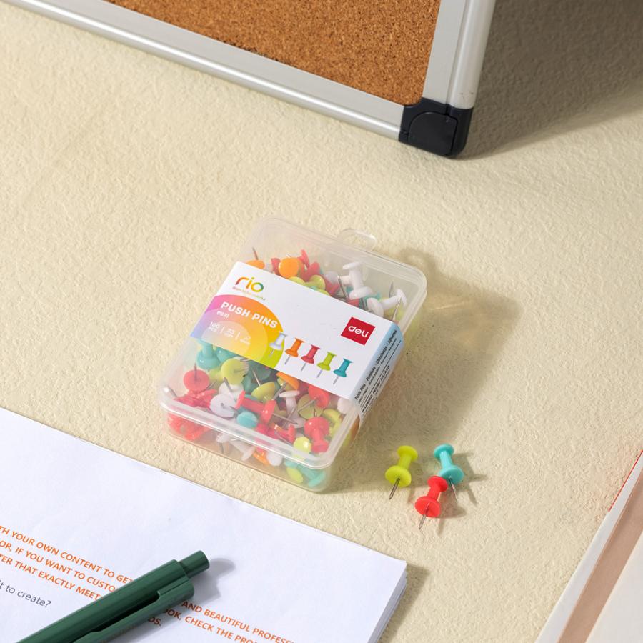 Иглы-кнопки Deli 