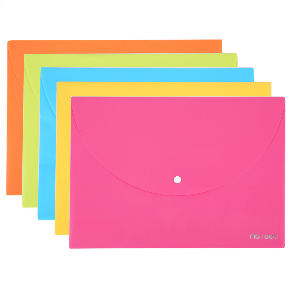 Папка-конверт на кнопке 