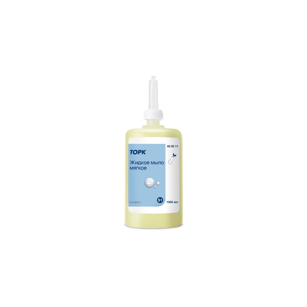 Мыло жидкое TORK Комфорт S1, 1 л, мягкое (420511)