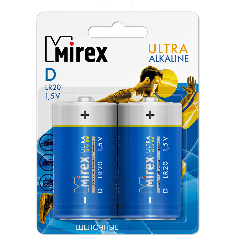 Батарейки алкалиновые Mirex 