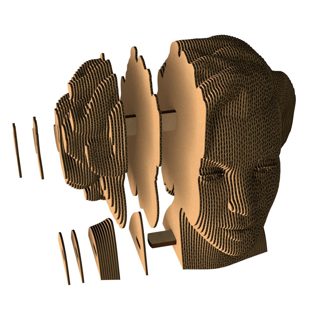 Пазл картонный 3D 